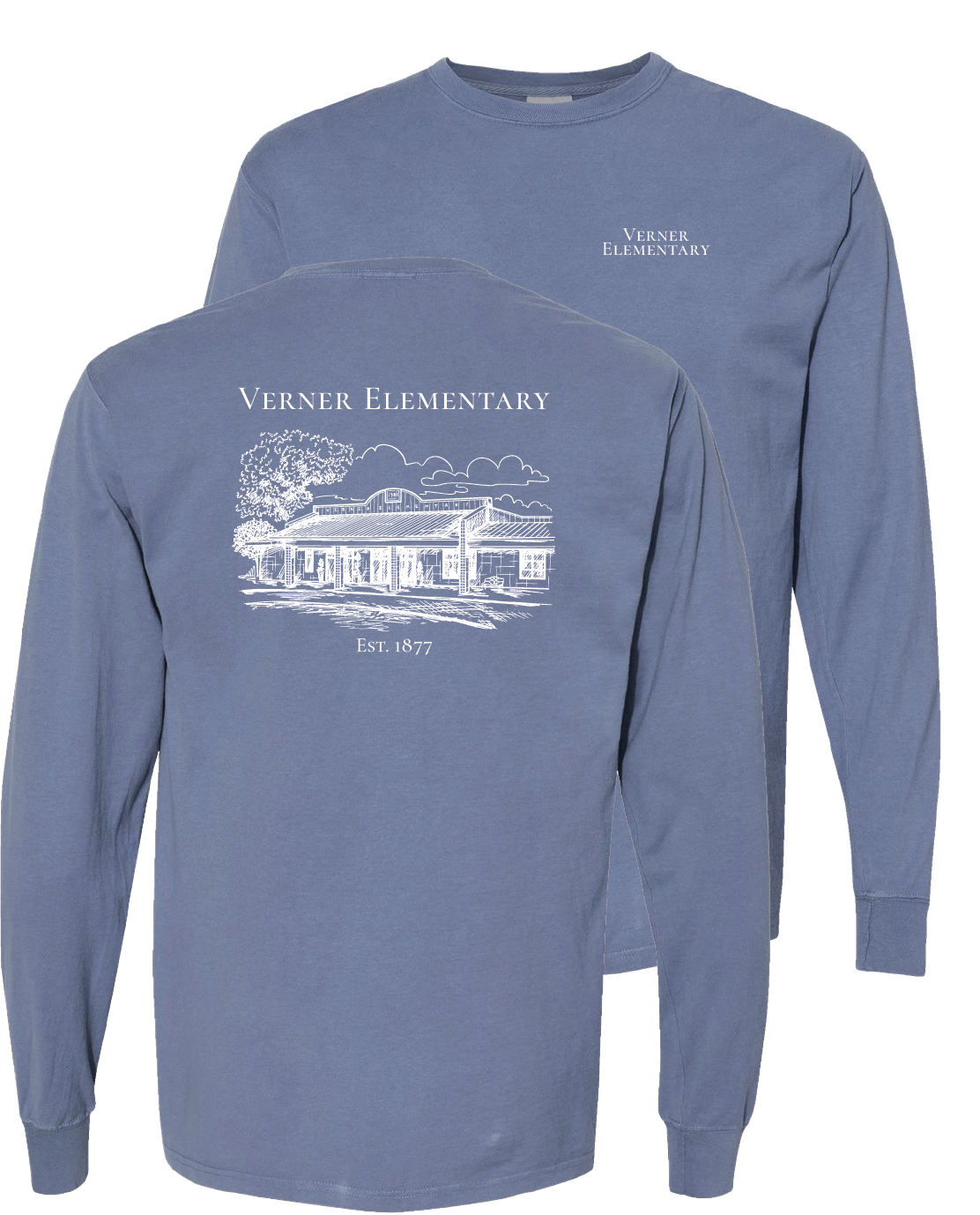 Presale Verner 2024 Adult Comfort Wash Long Sleeve