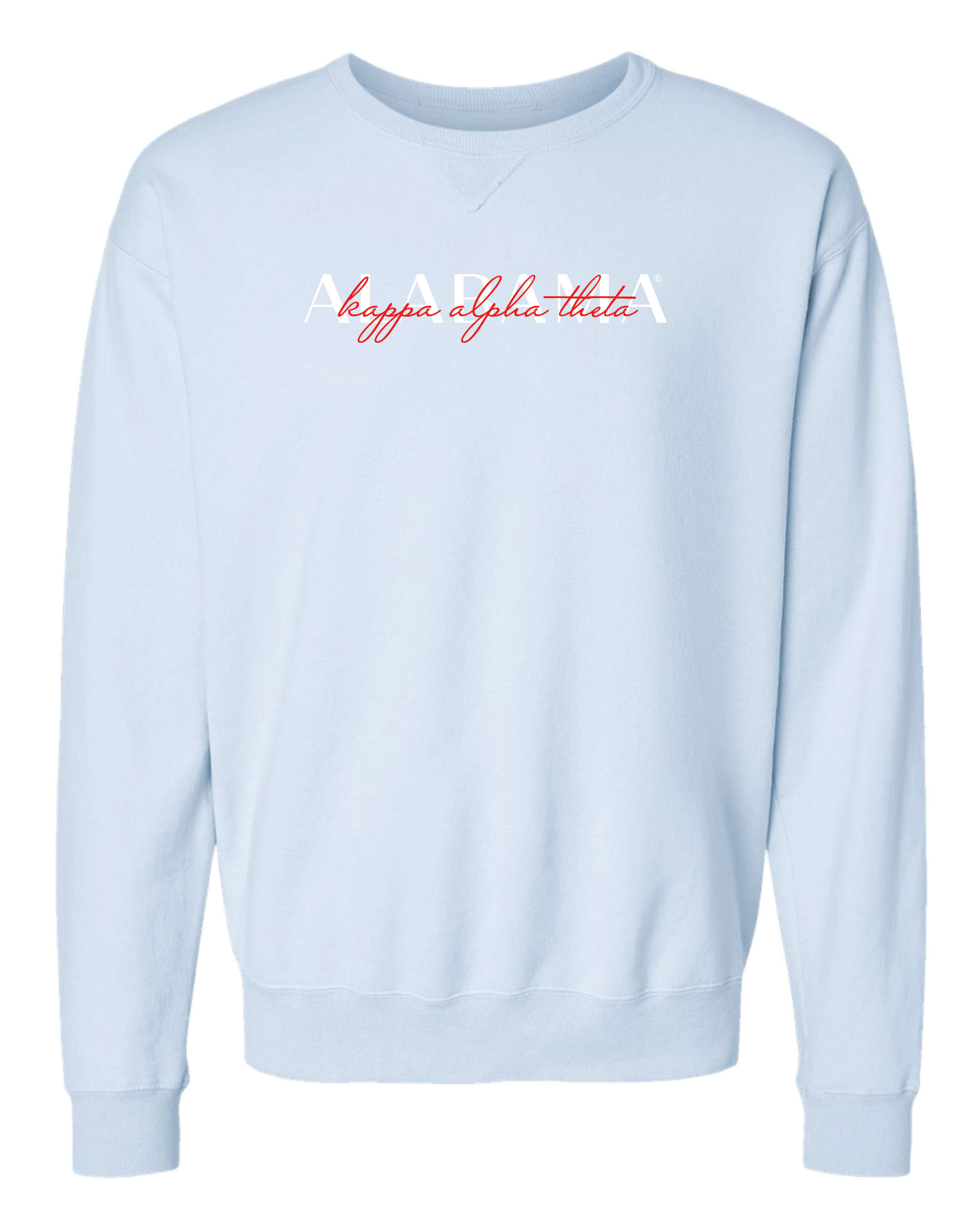 Theta Double Embroidery Crewneck