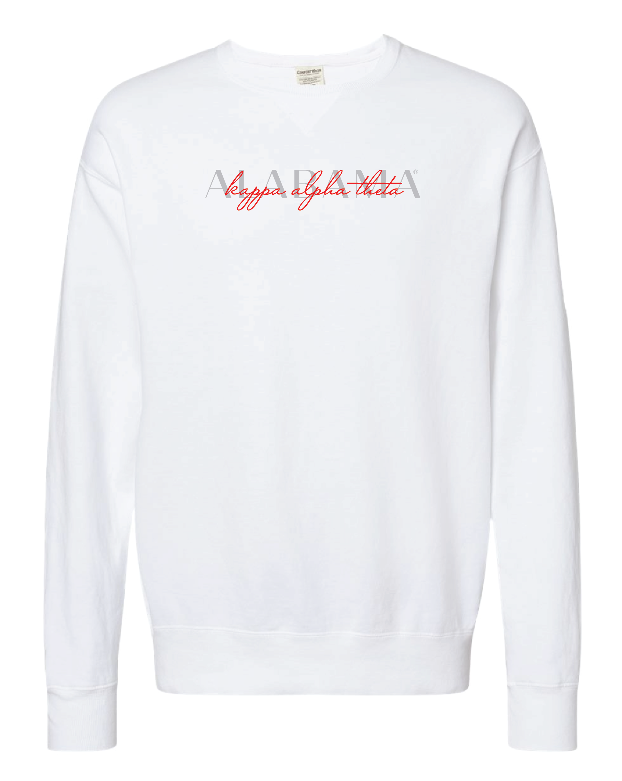 Theta Double Embroidery Crewneck
