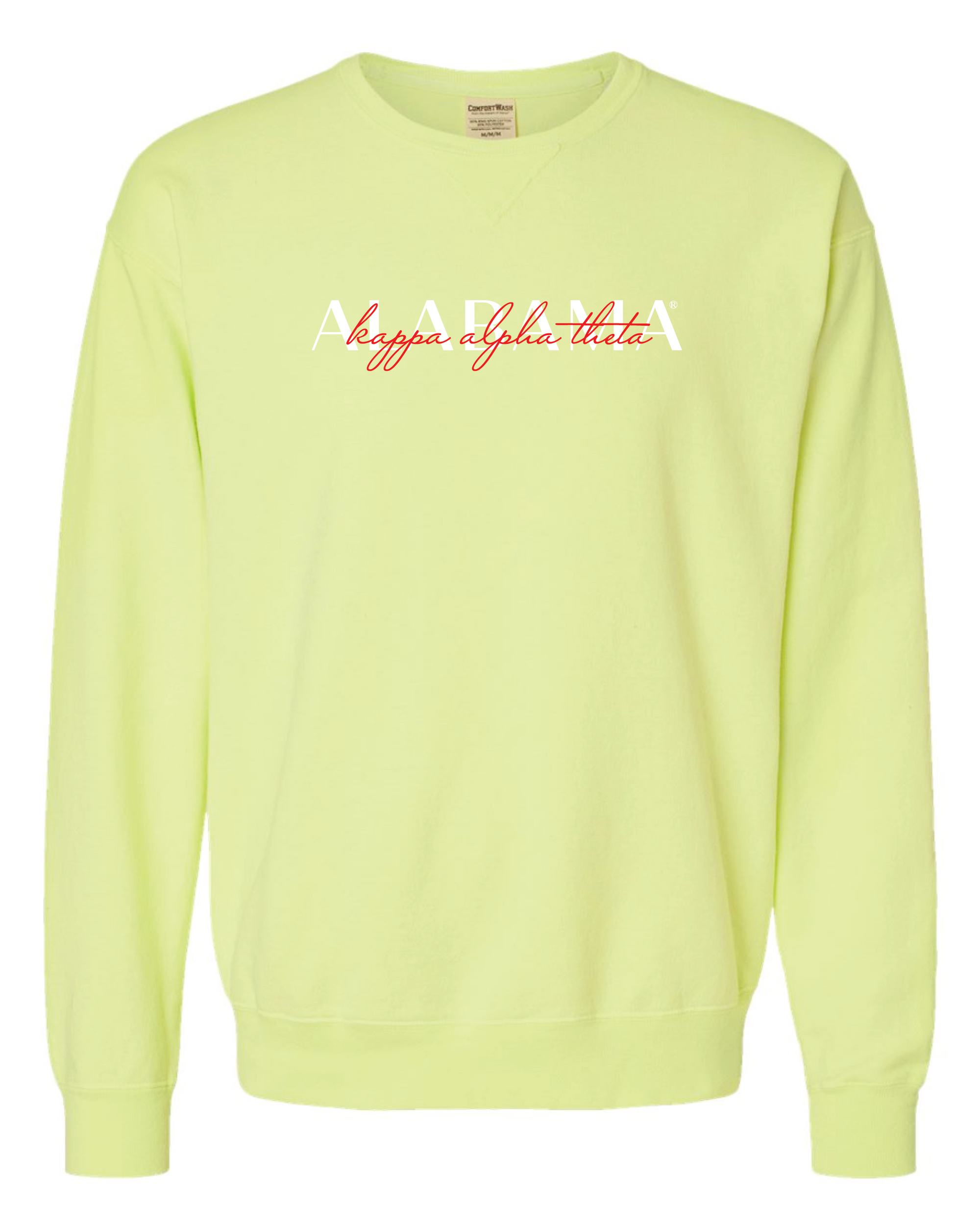 Theta Double Embroidery Crewneck