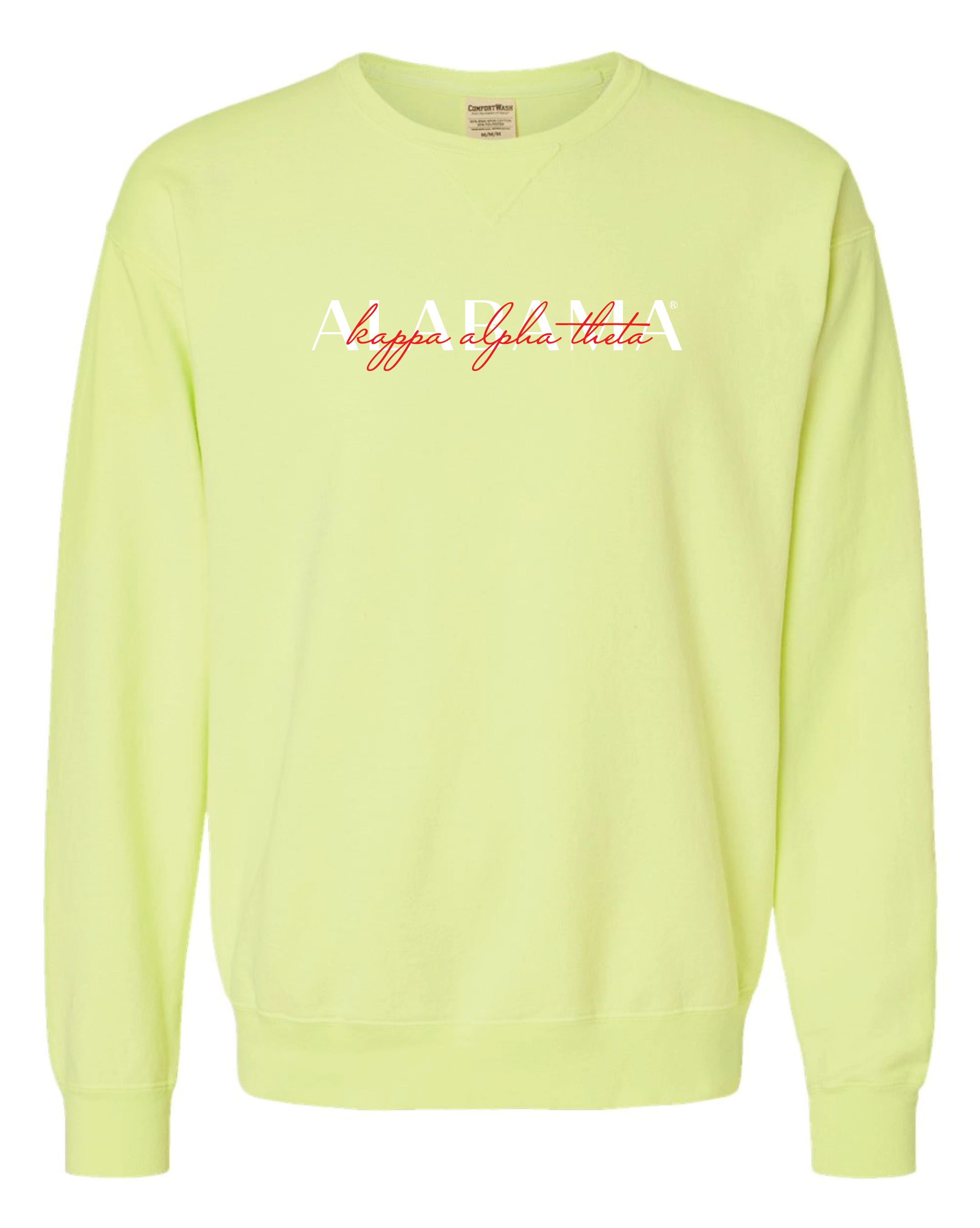 Theta Double Embroidery Crewneck