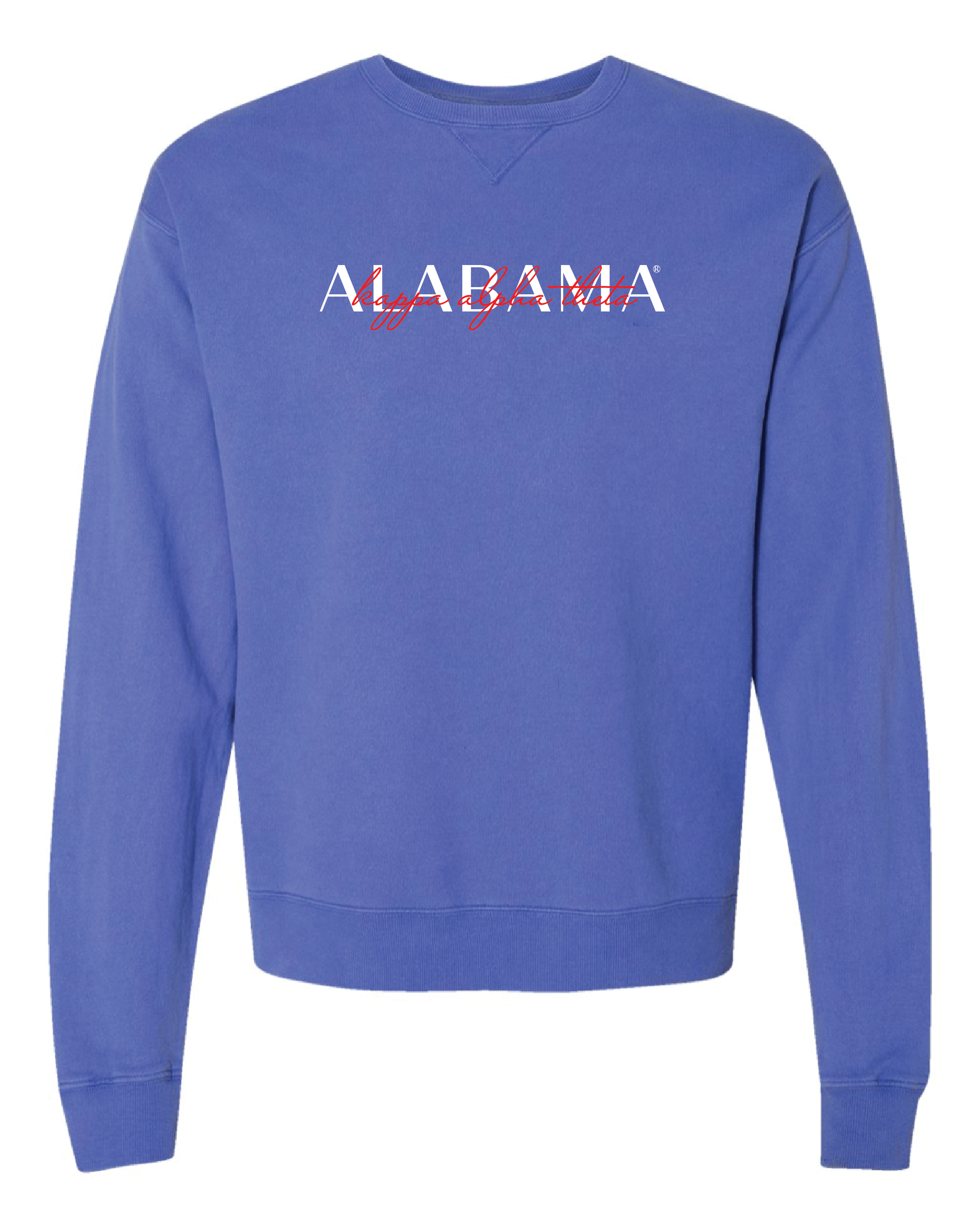 Theta Double Embroidery Crewneck