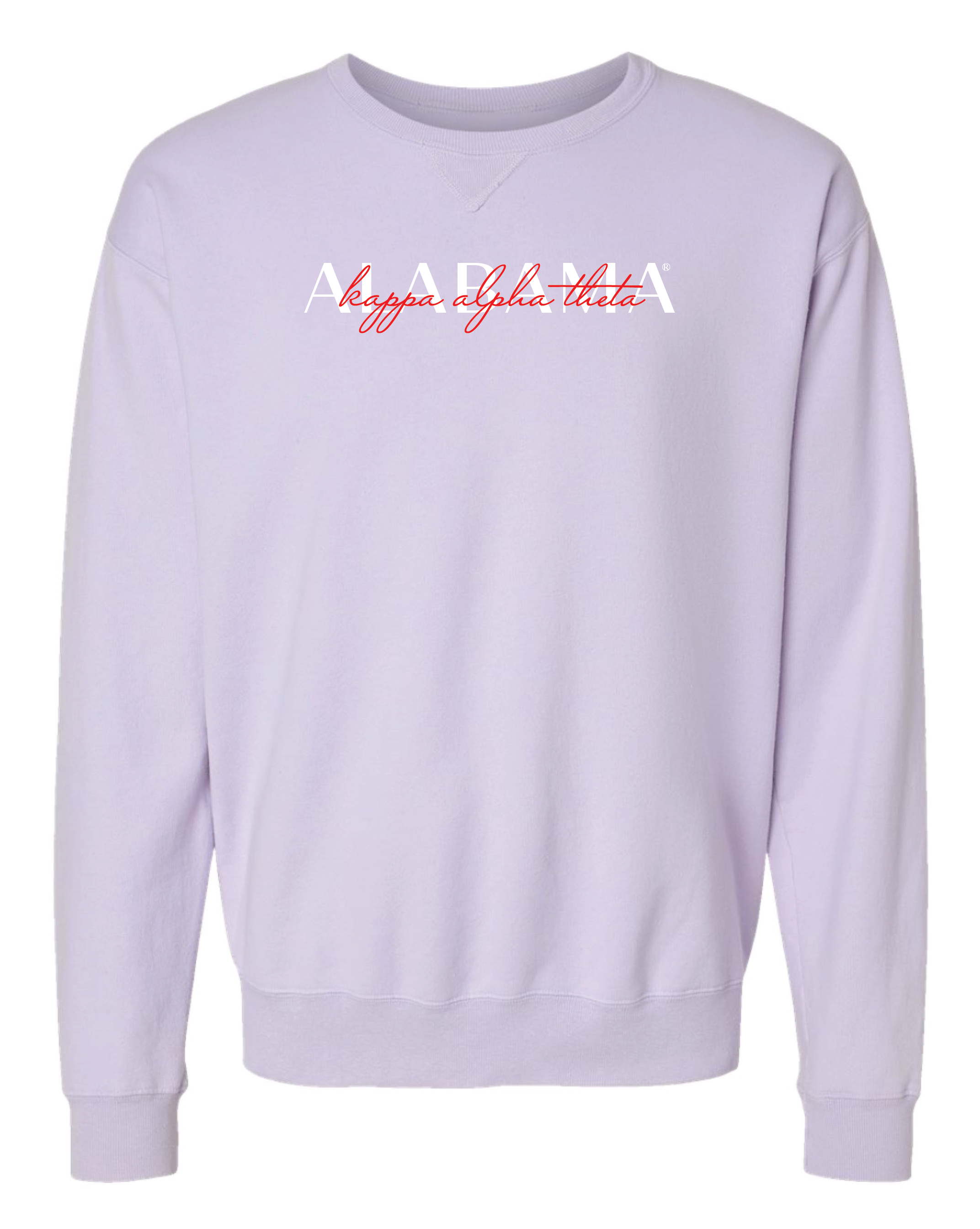 Theta Double Embroidery Crewneck