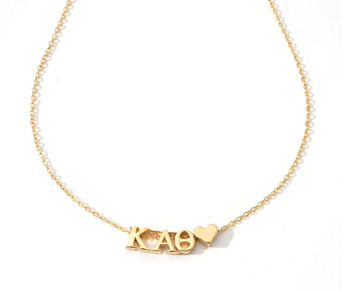 Sorority Heart Necklace