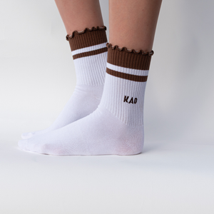 Sorority Lettuce Edge Socks