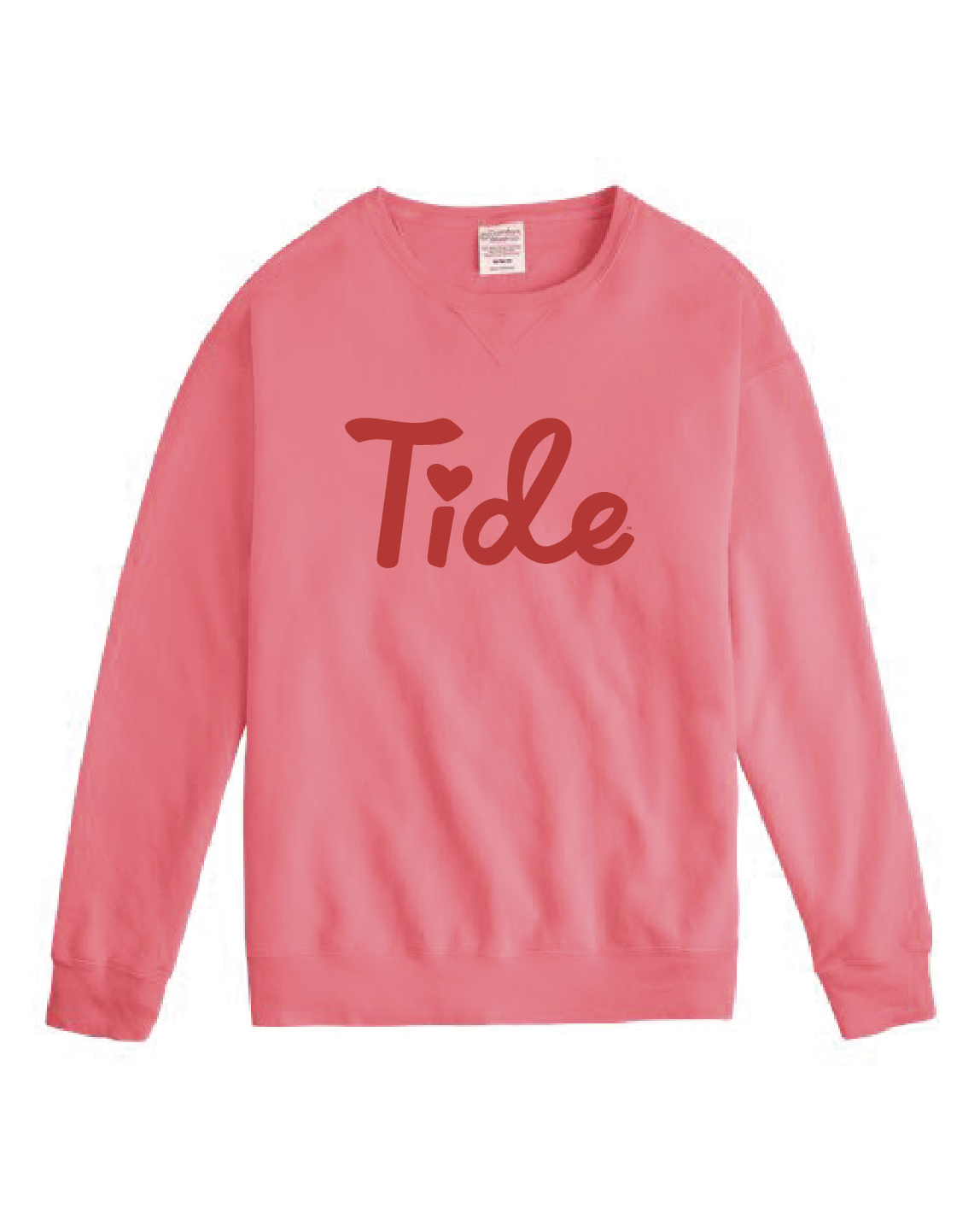 cross my Ts and heart my Is Tide crewneck