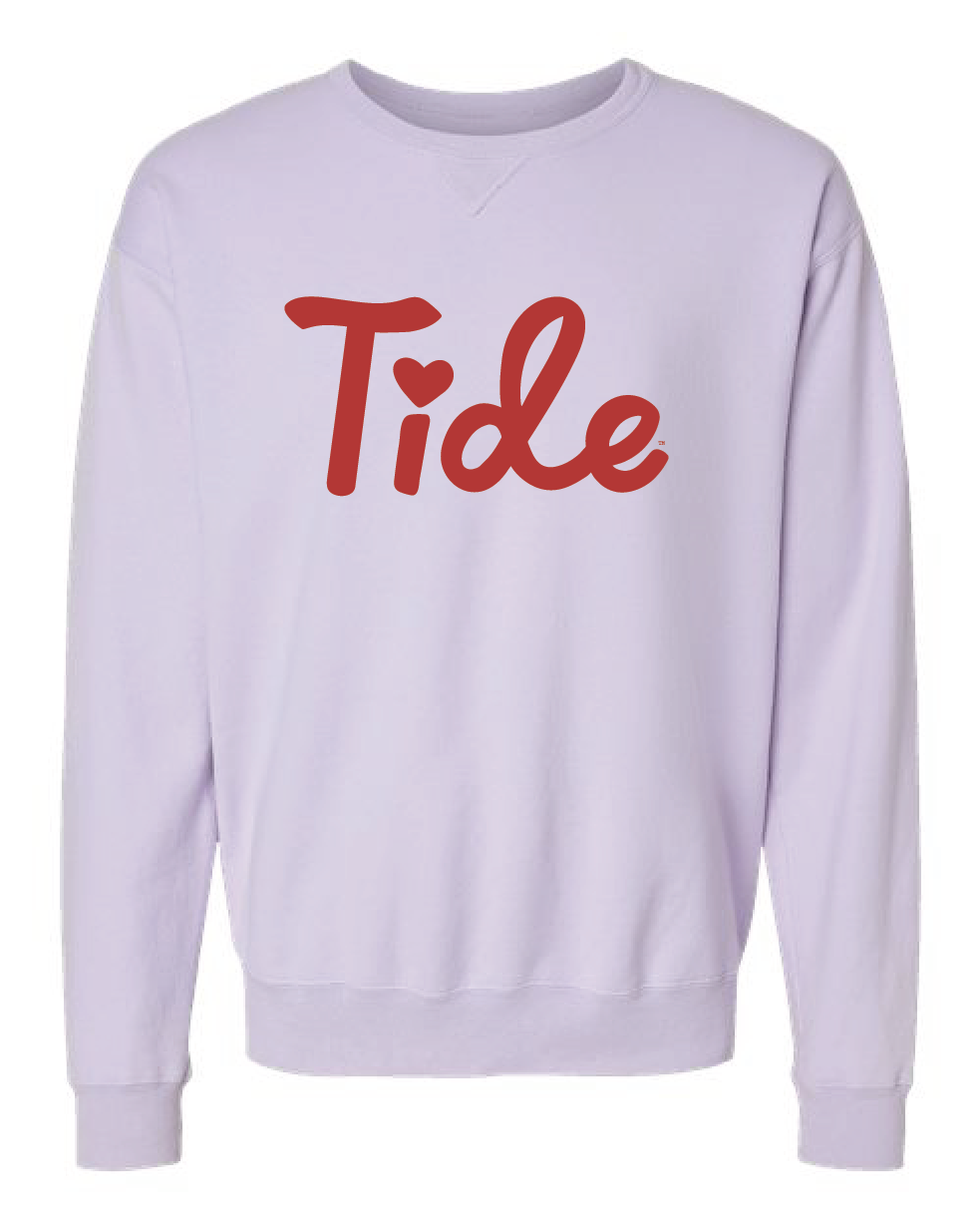 cross my Ts and heart my Is Tide crewneck