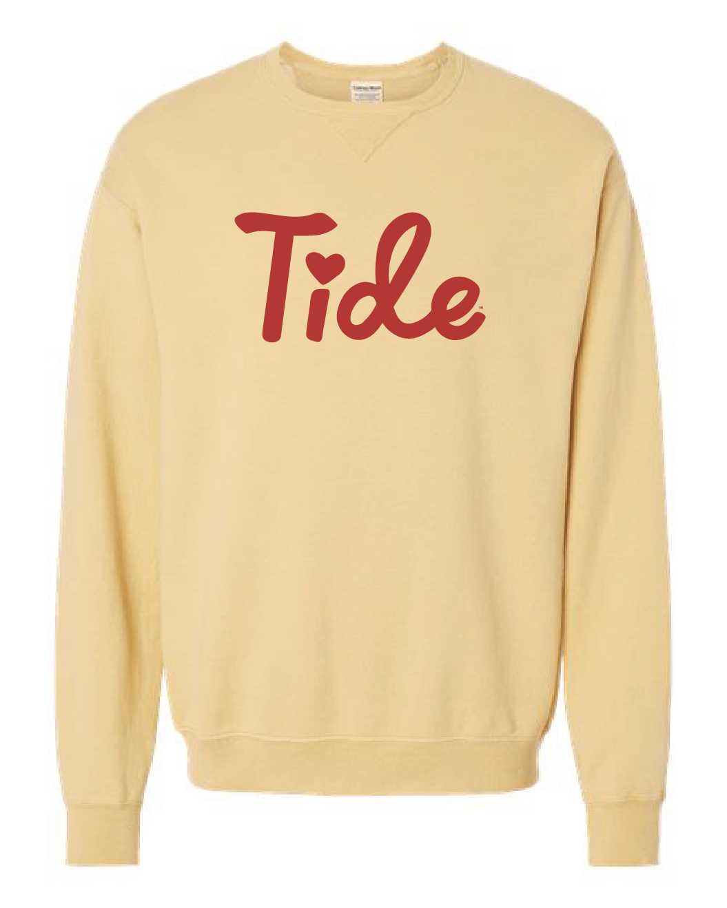 cross my Ts and heart my Is Tide crewneck
