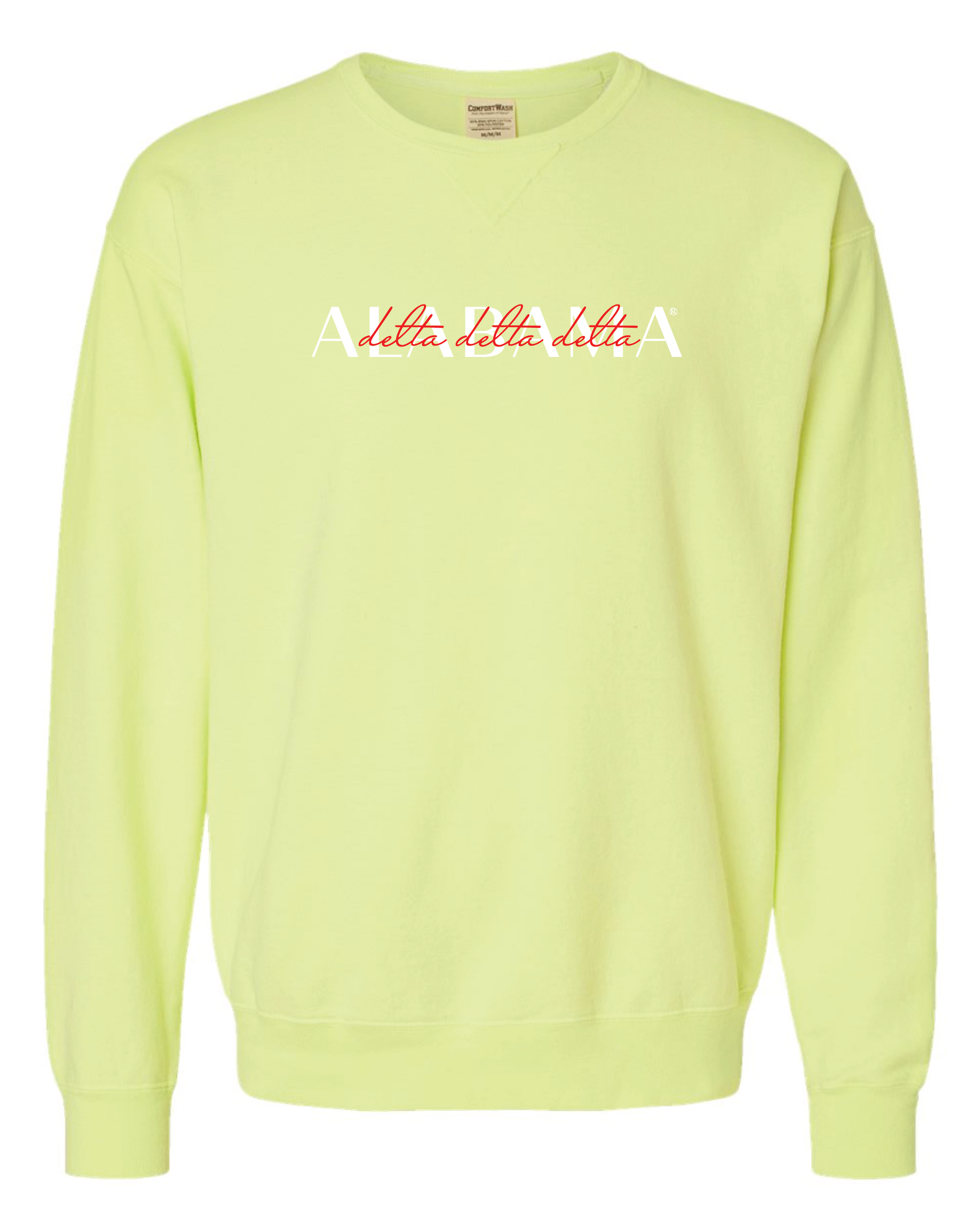 Tri Delt Double Embroidery Crewneck