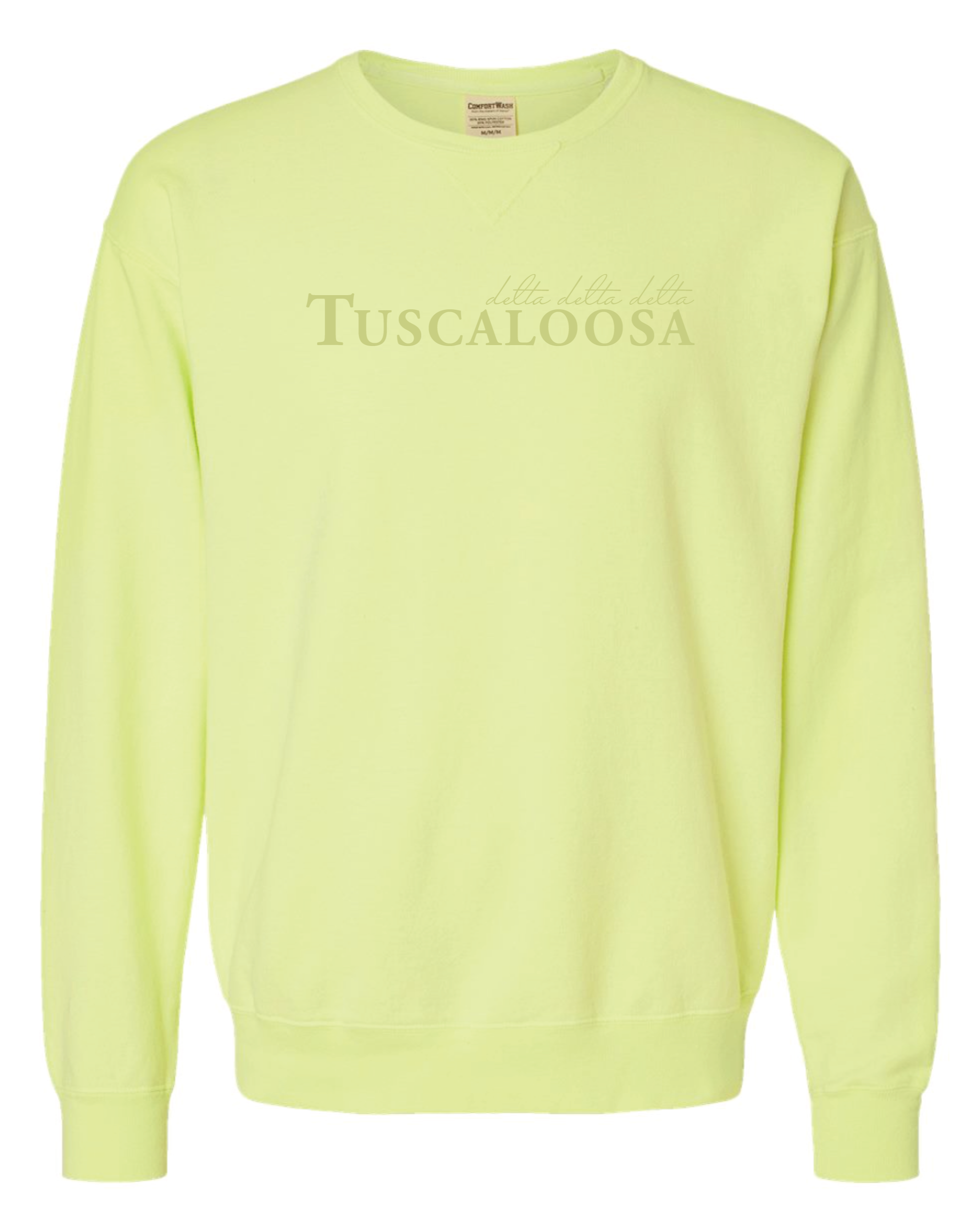 Tri Delt Tuscaloosa Tonal Embroidered Crewneck