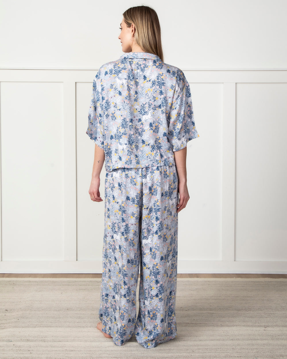 Printfresh Unicorn's Garden Satin Wildest Dreams Pajama Set
