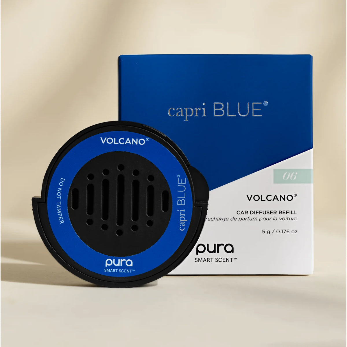 Capri Blue Pura Car Smart Scents: Volcano
