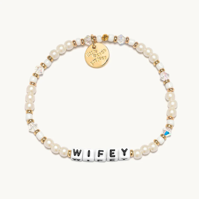Wifey Beaded Bracelet