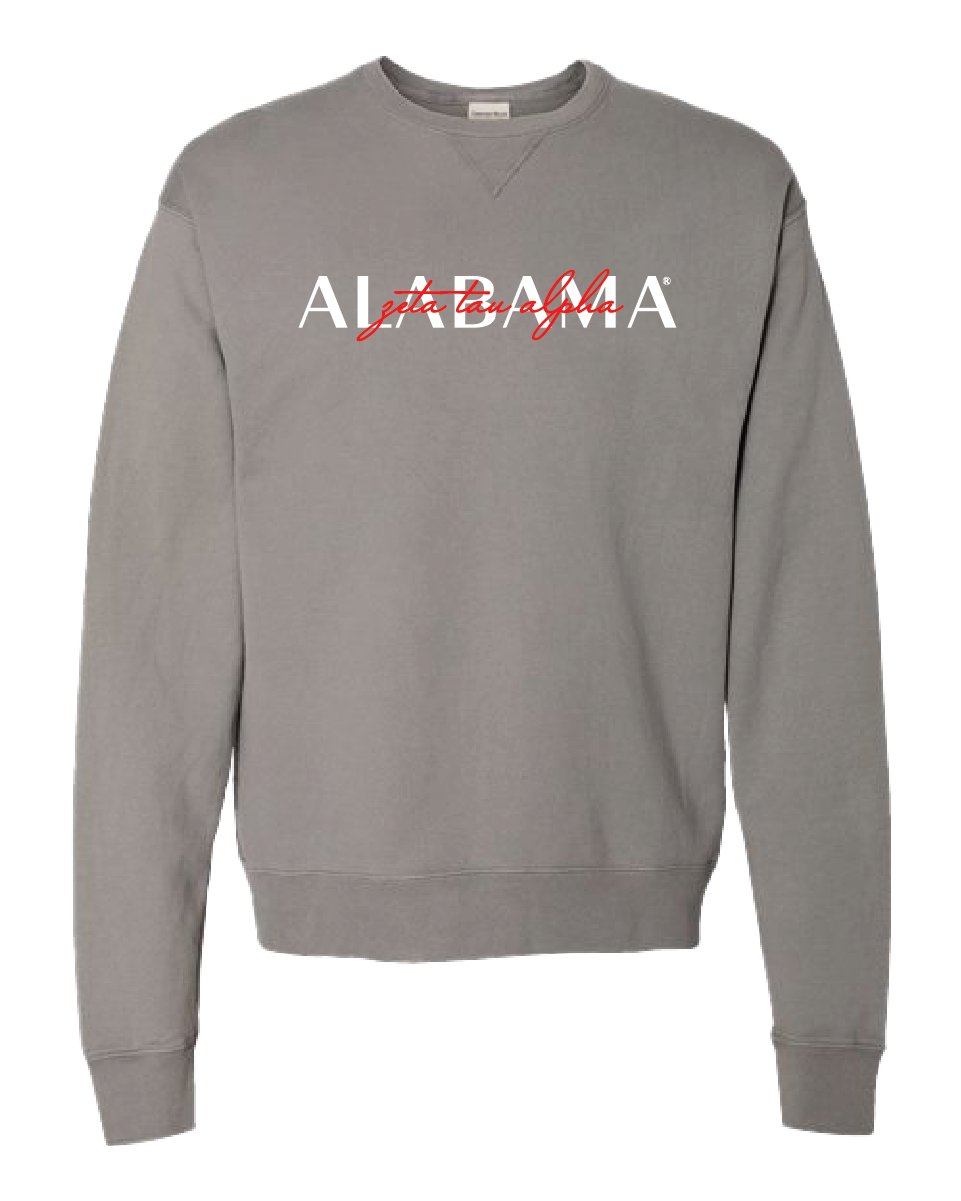 Zeta Double Embroidery Crewneck