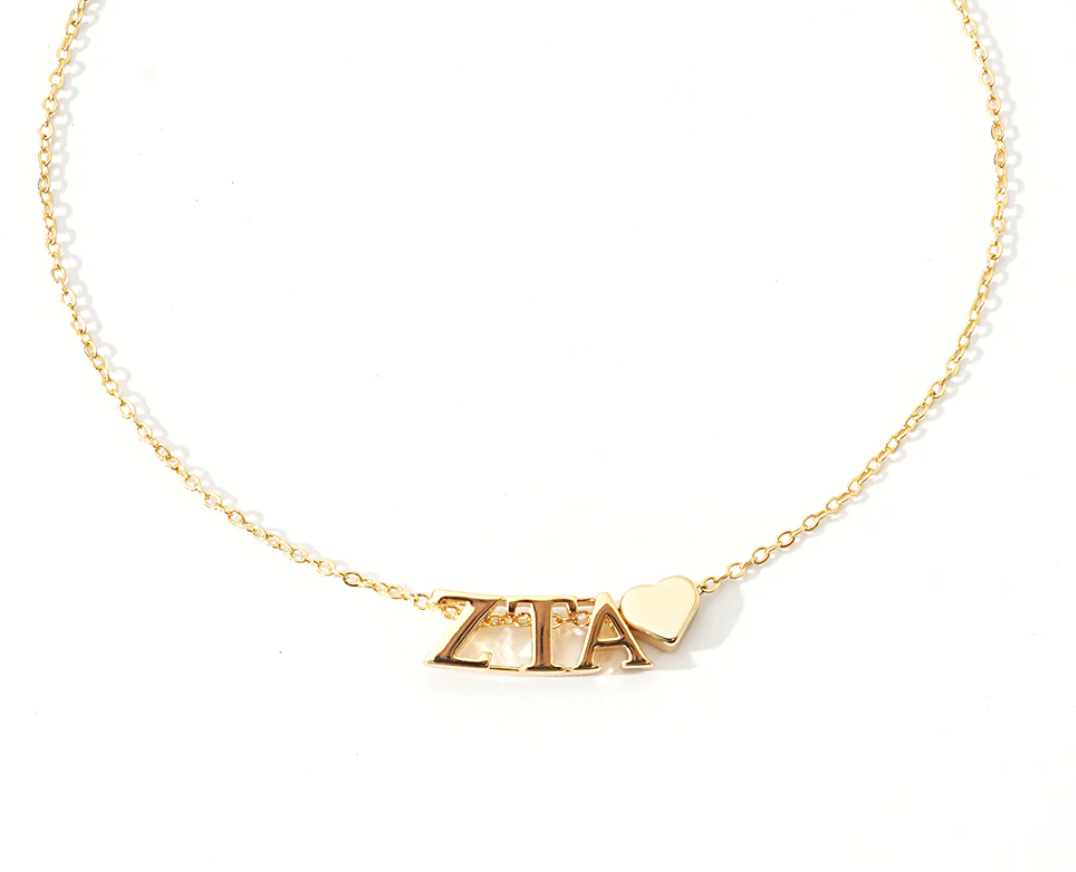 Sorority Heart Necklace