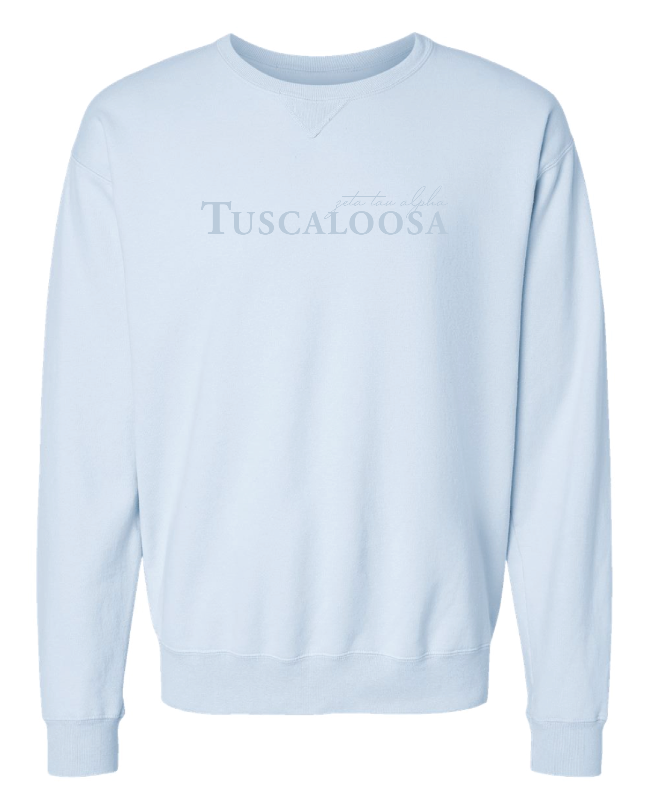 Zeta Tuscaloosa Tonal Embroidered Crewneck