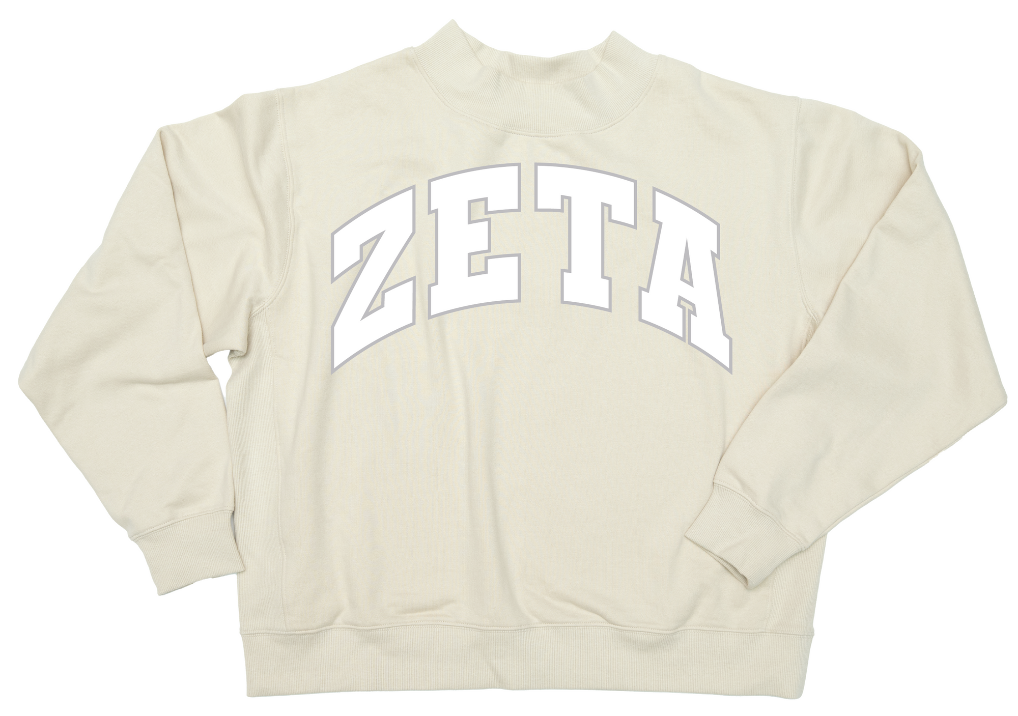 Sorority Twill Mockneck