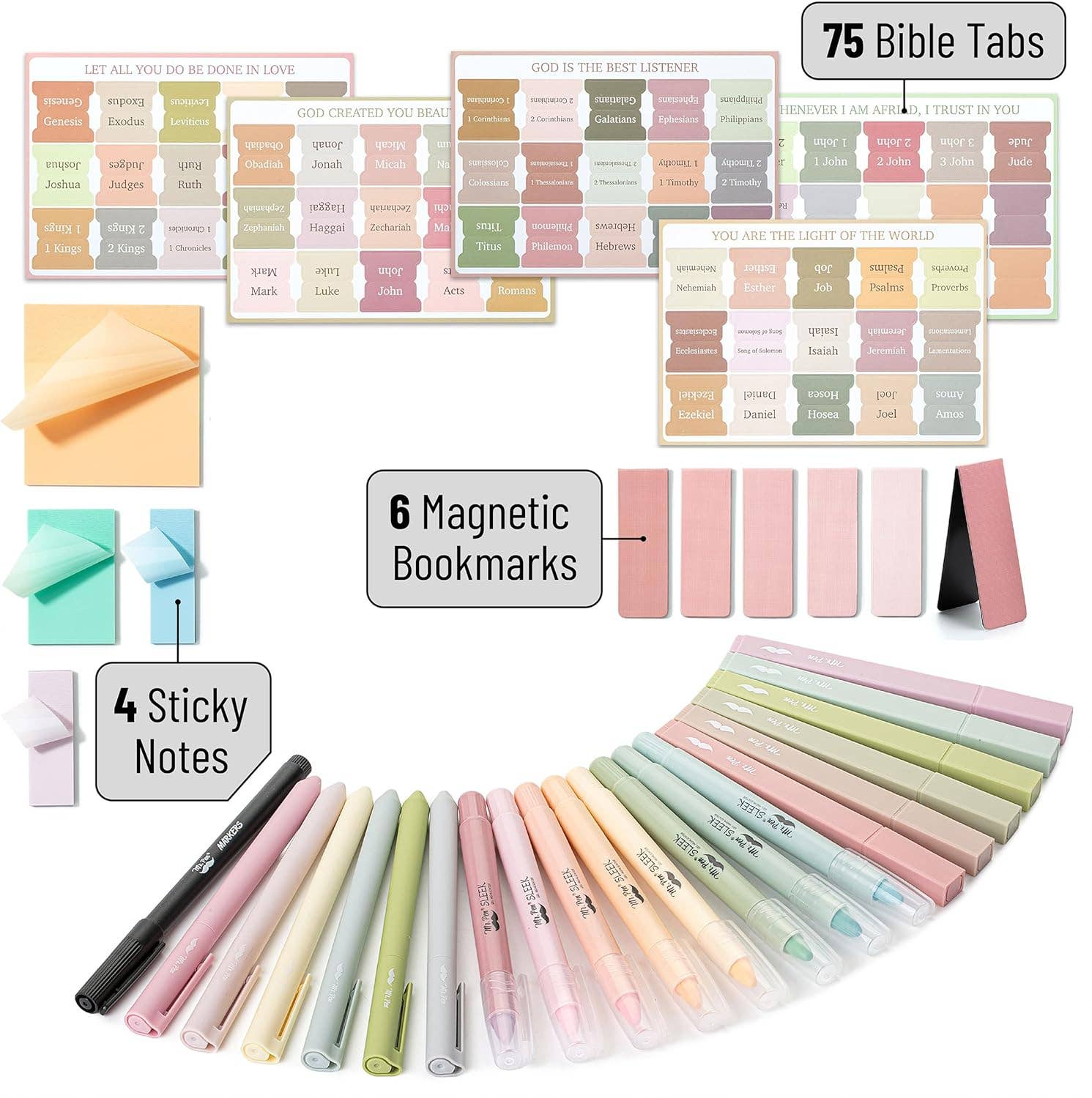 Mr. Pen Bible Journaling Kit with Sticky Notes