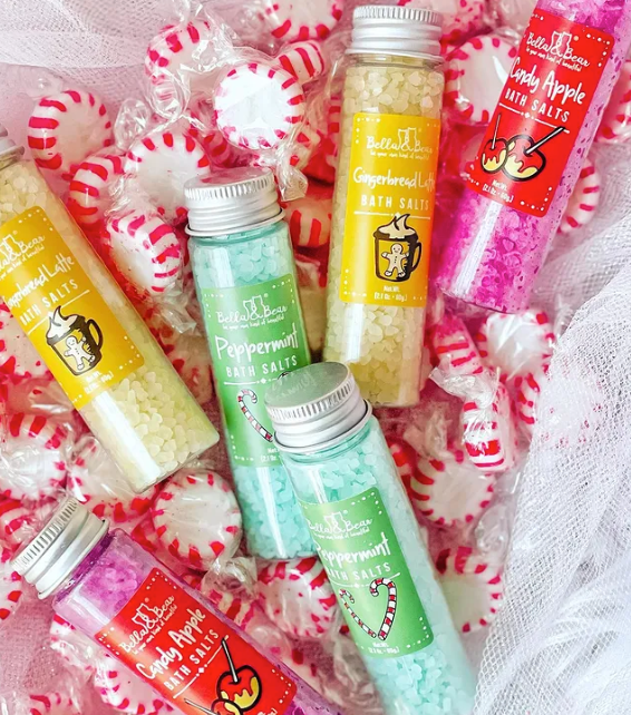 Paradise Fruits Bath Salts Gift Set 6 x 2oz Minis