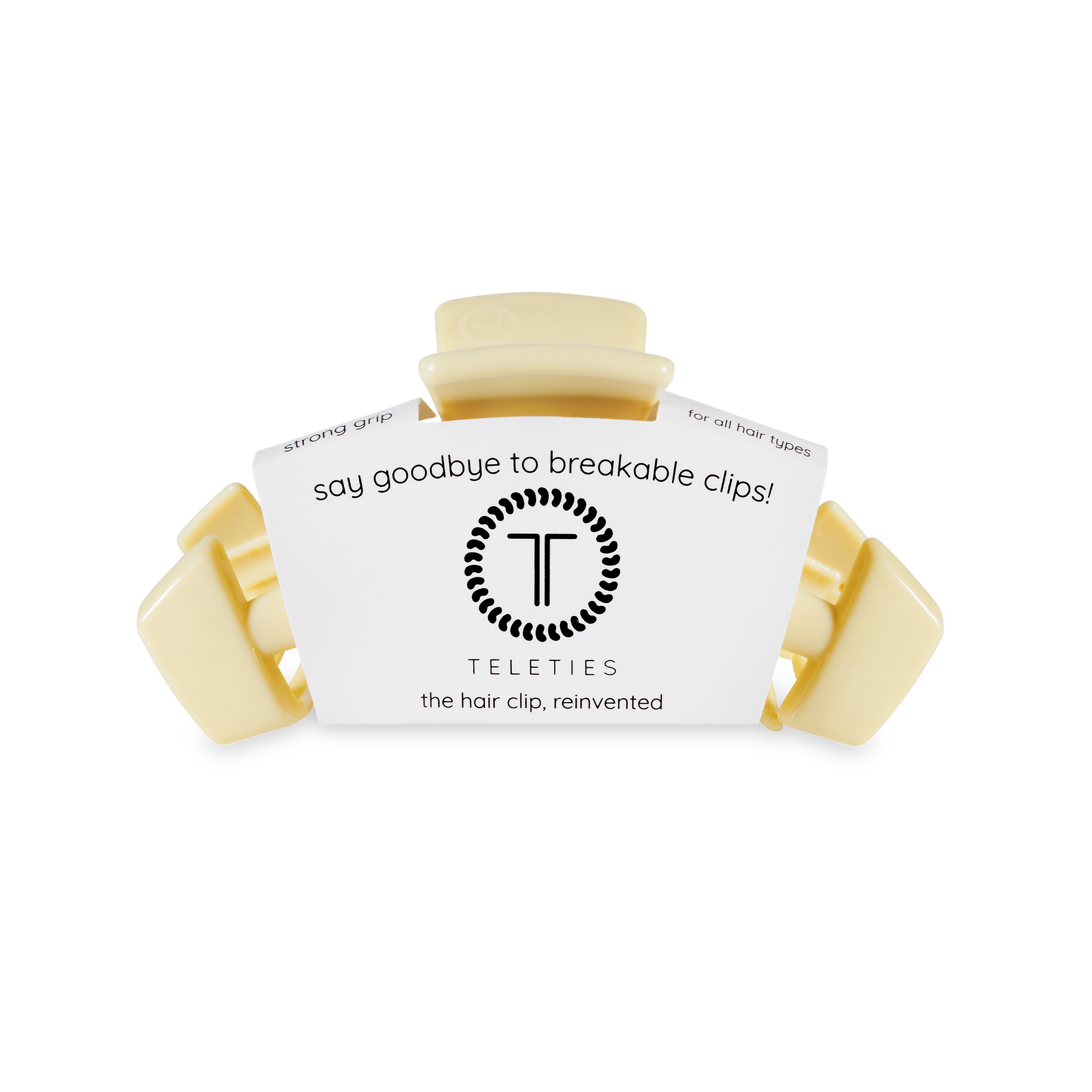 Classic Hair Clip | Medium | Butter Yellow
