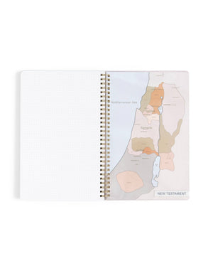 Lilac Church Notes Bible Reference Notebook with Maps
