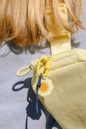 Golden Sun Bag Charm