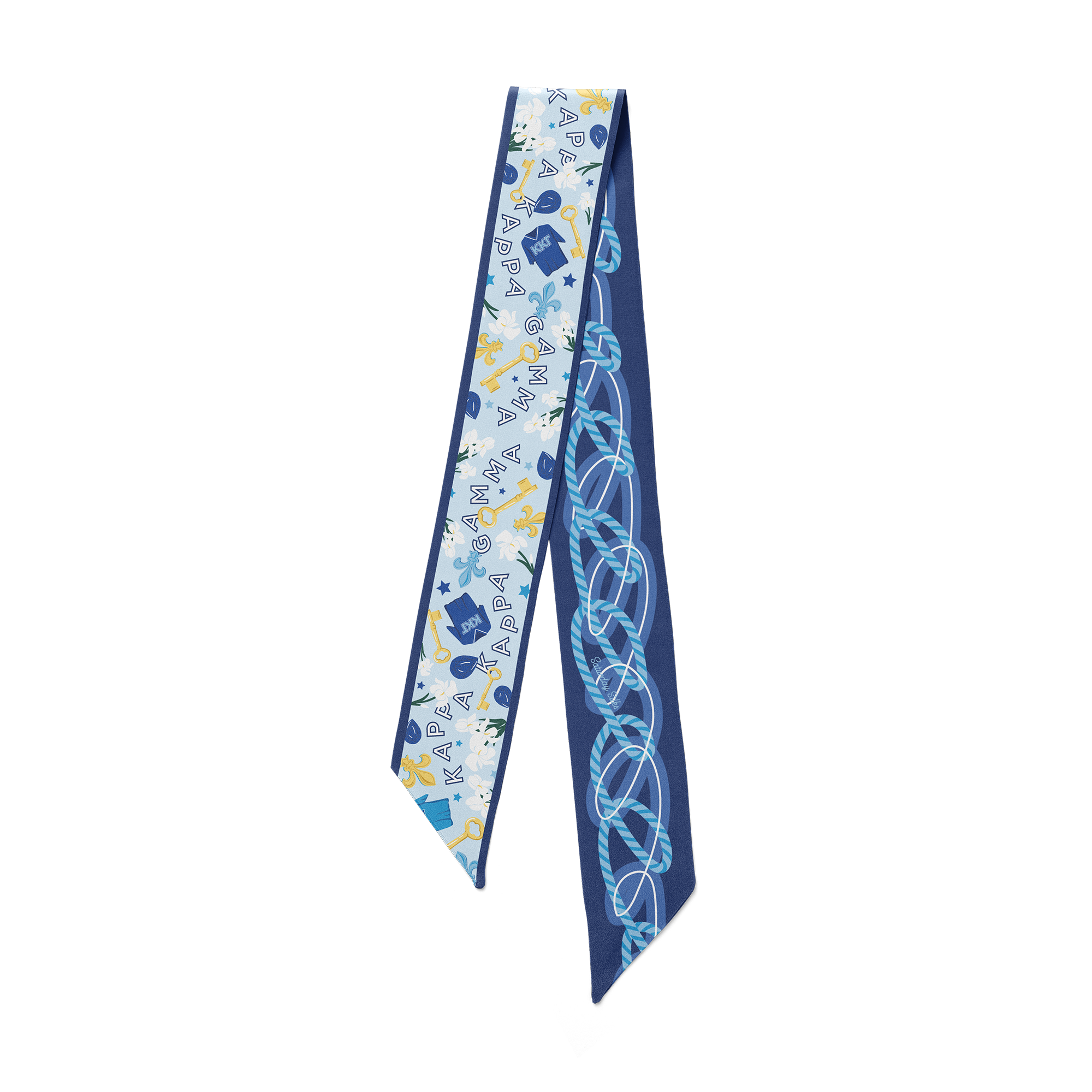 Kappa Kappa Gamma Skinny Scarf