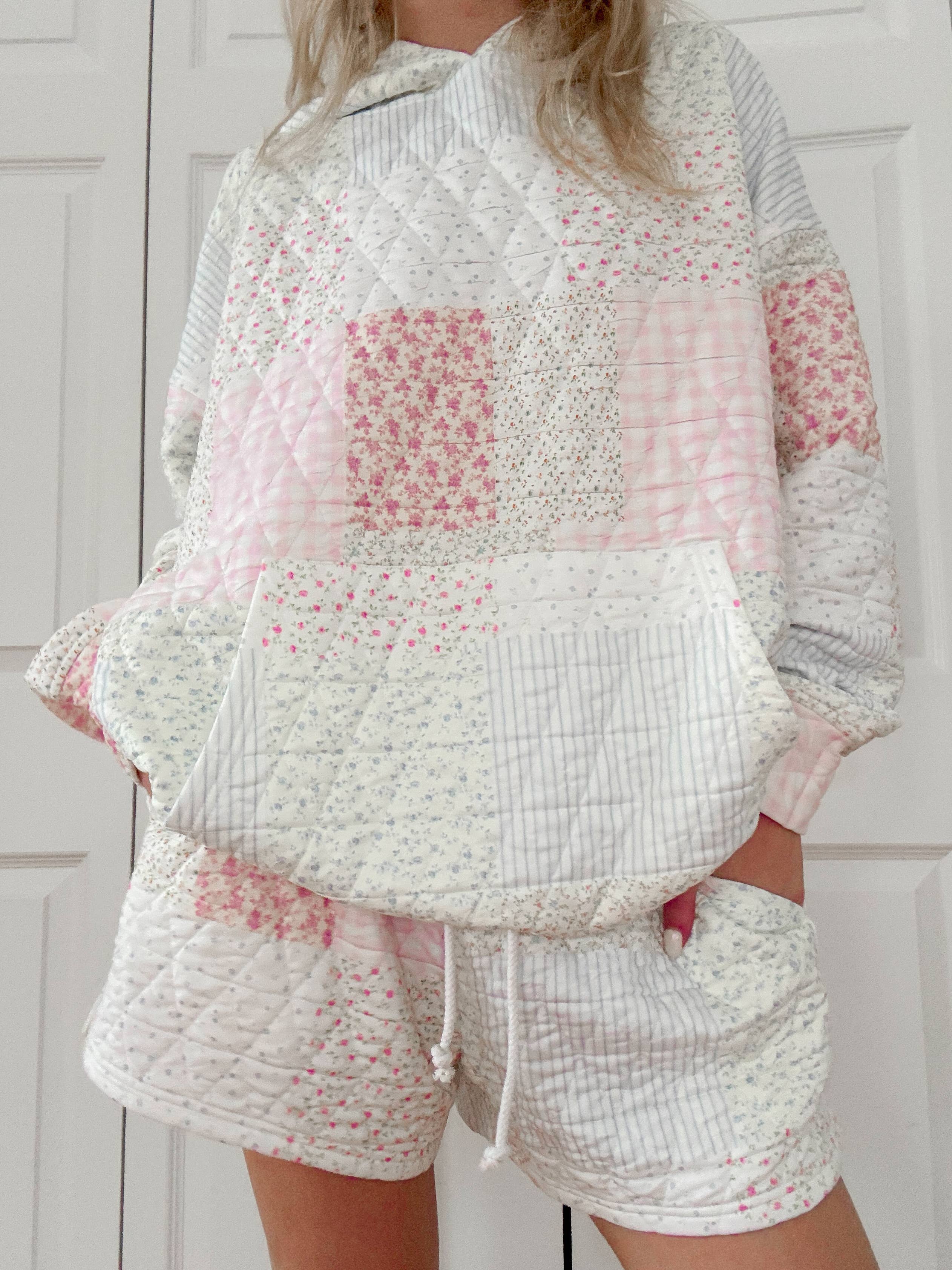 Quilted Pastel Shorts: Pastel