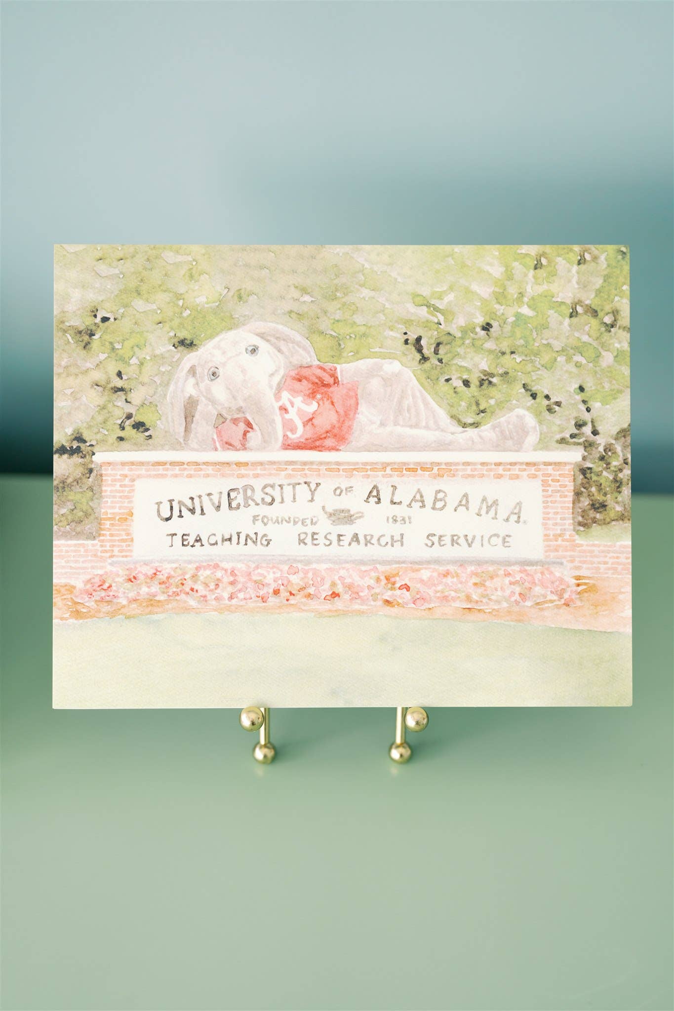 Alabama Big Al Sign Print: 5x7