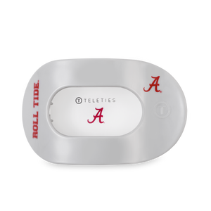 Flat Round Hair Clip | Large | Roll Tide!