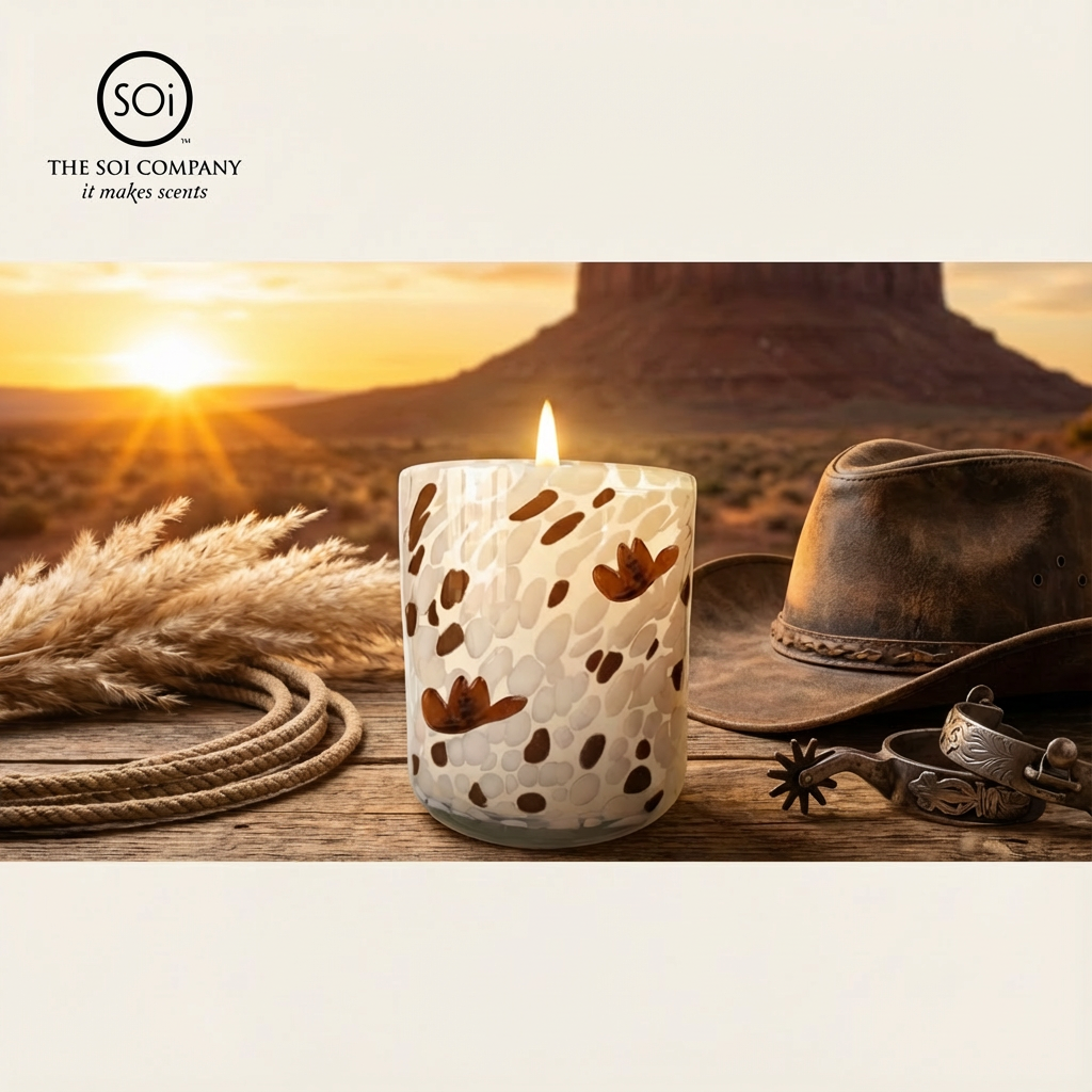 Into the Sunset (Cowboy Hat) Icon 12oz Candle