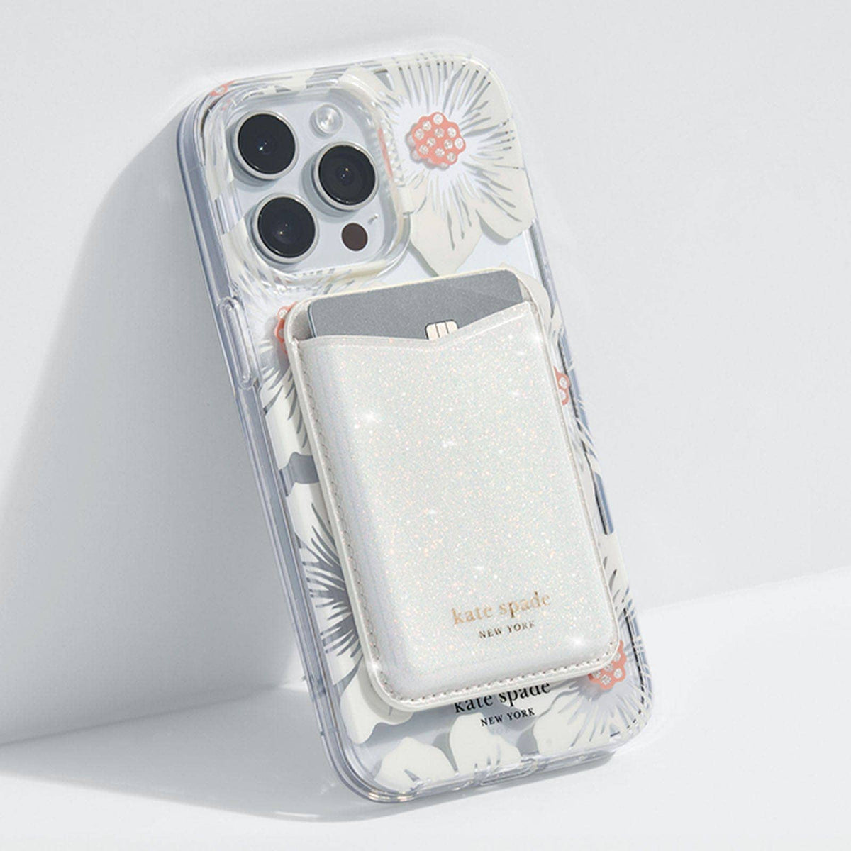 Kate spade new york Wallet MagSafe White Glitter: White Glitter