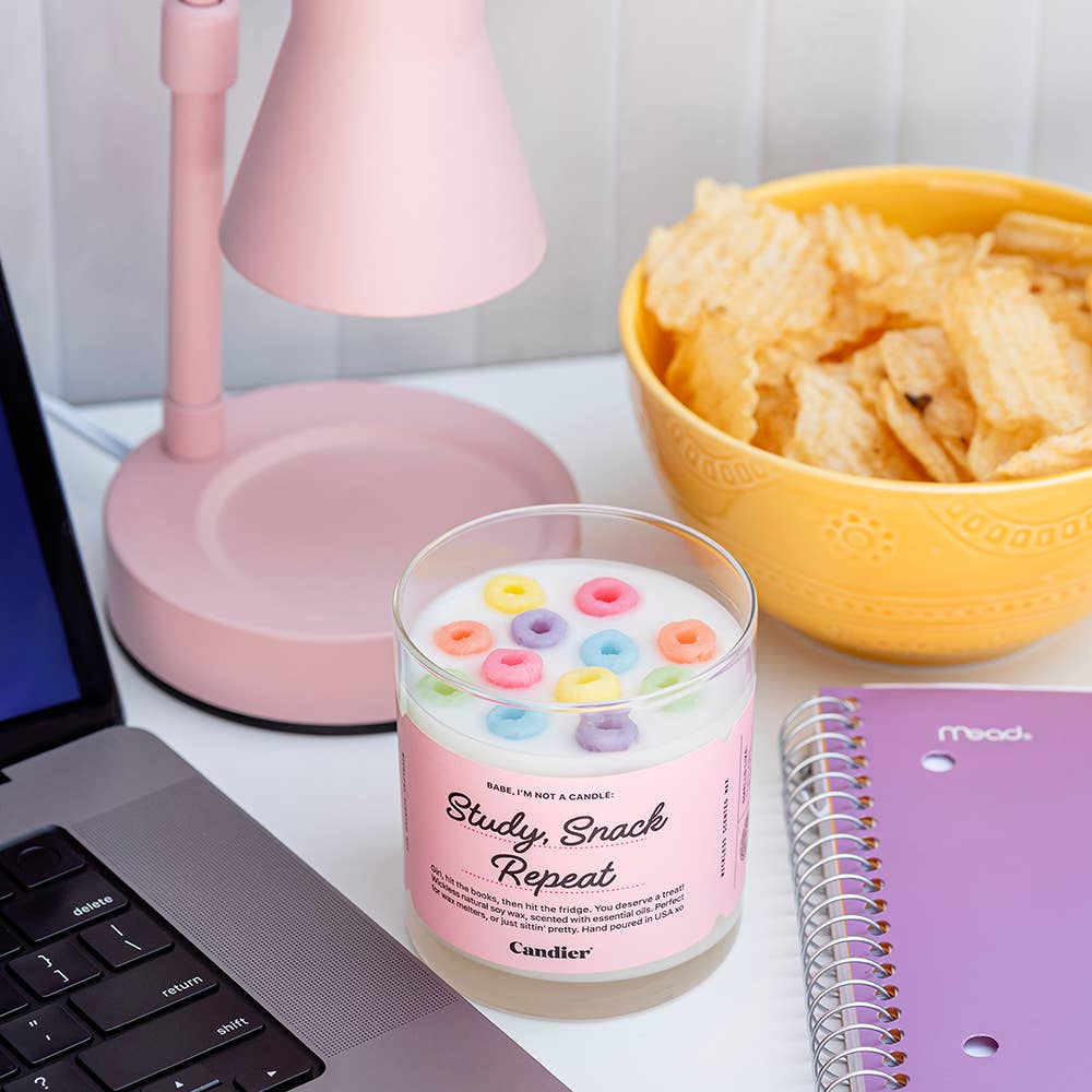 STUDY SNACK REPEAT FLAMELESS WAX MELT