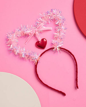 Valentine's Heart Headband | Galentine's, Vday decor, gift