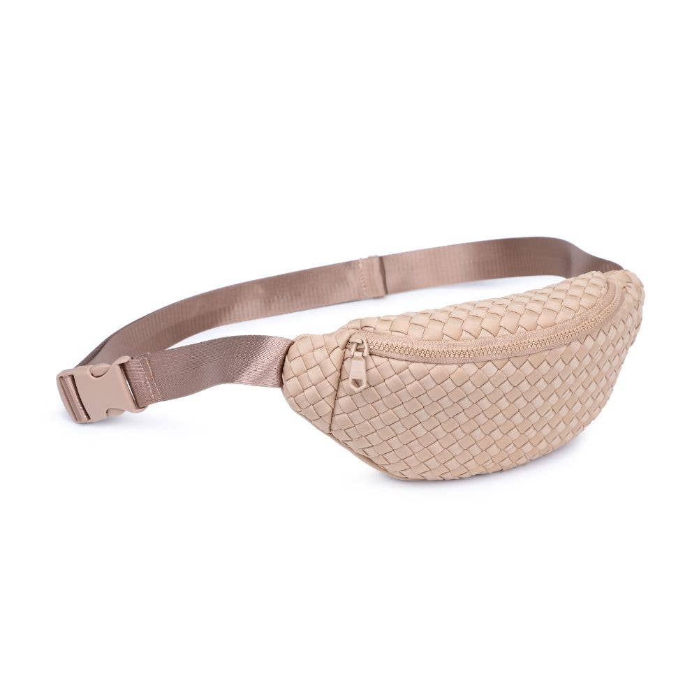 Aim High  Woven Neoprene Belt Bag: Neon Yellow
