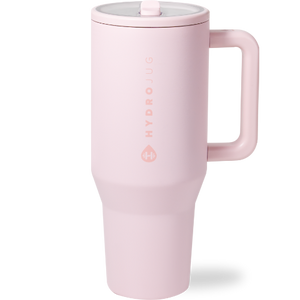 Pink Sand HydroJug 40 oz Traveler Tumbler: Pink Sand