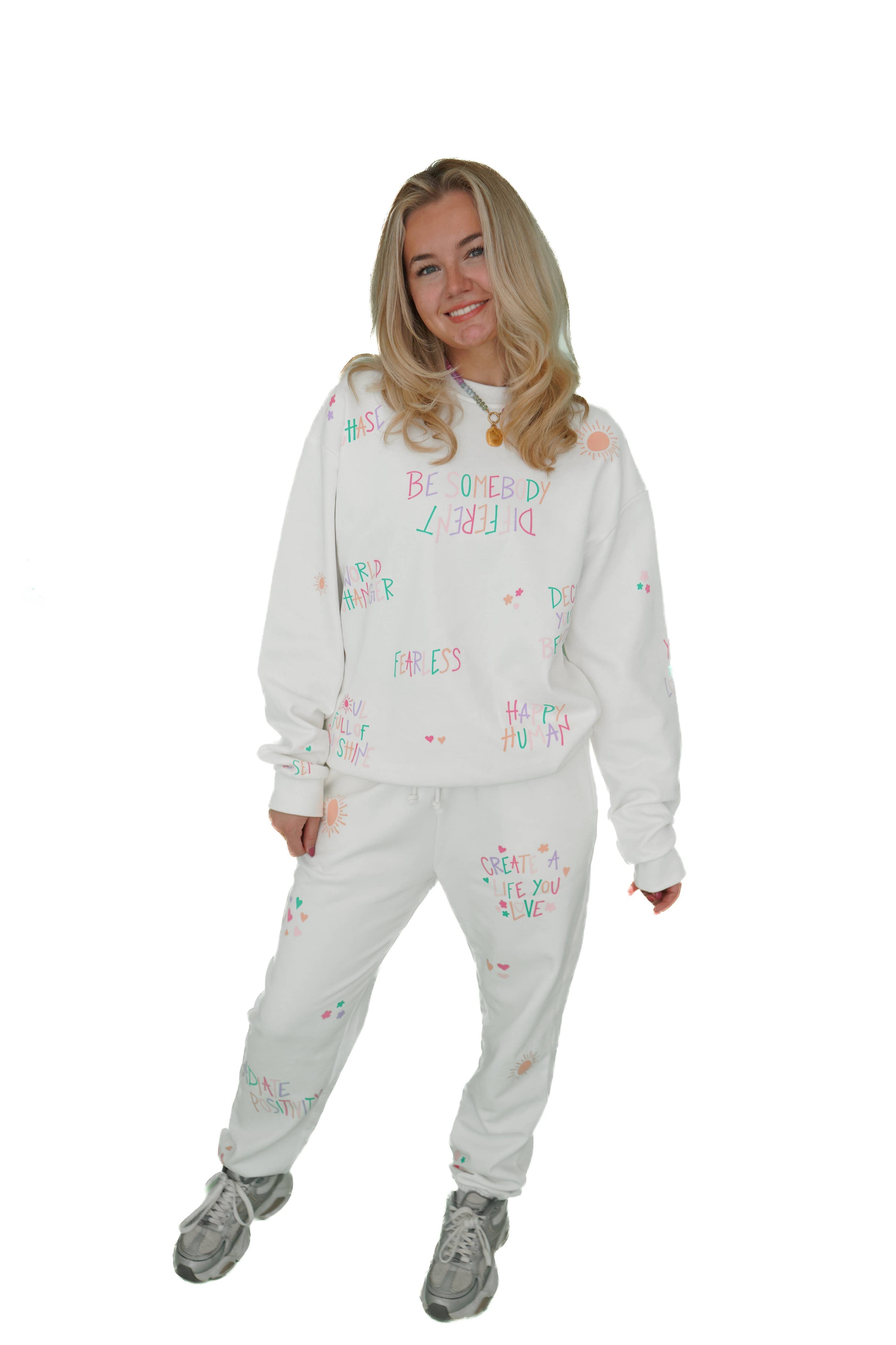 The Different Sweatpant- White: M