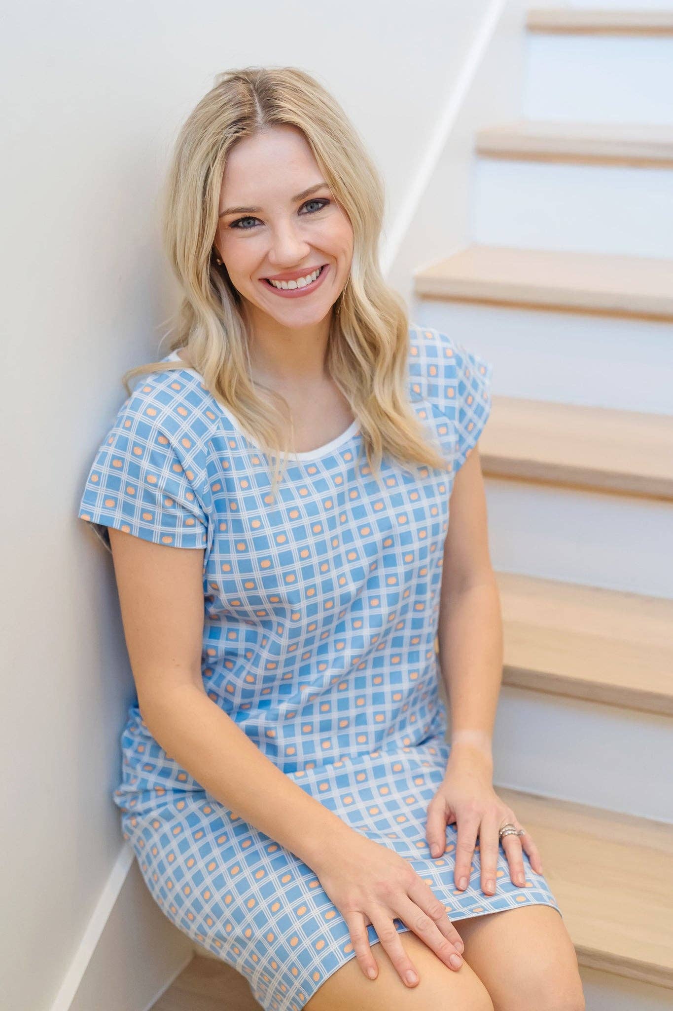 Wendy Women's Nightgown - Pumpkin Plaid: XS