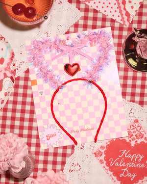Valentine's Heart Headband | Galentine's, Vday decor, gift