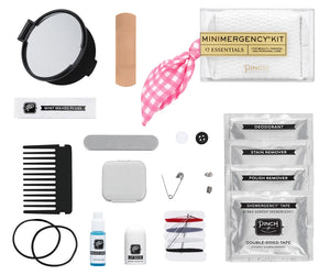 Gingham Scarf Minimergency Kit