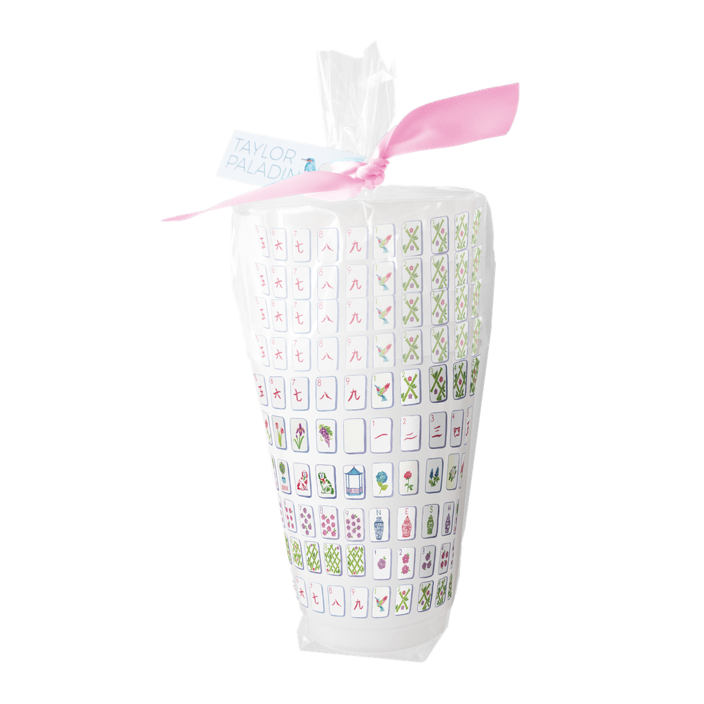 Mahjong Frosted Cups