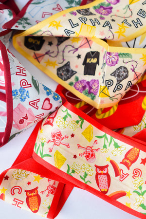 Alpha Phi Skinny Scarf