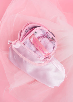 Ballet Core MakeUp Eraser 7-Day Set | Bonus Pointe Shoe Case