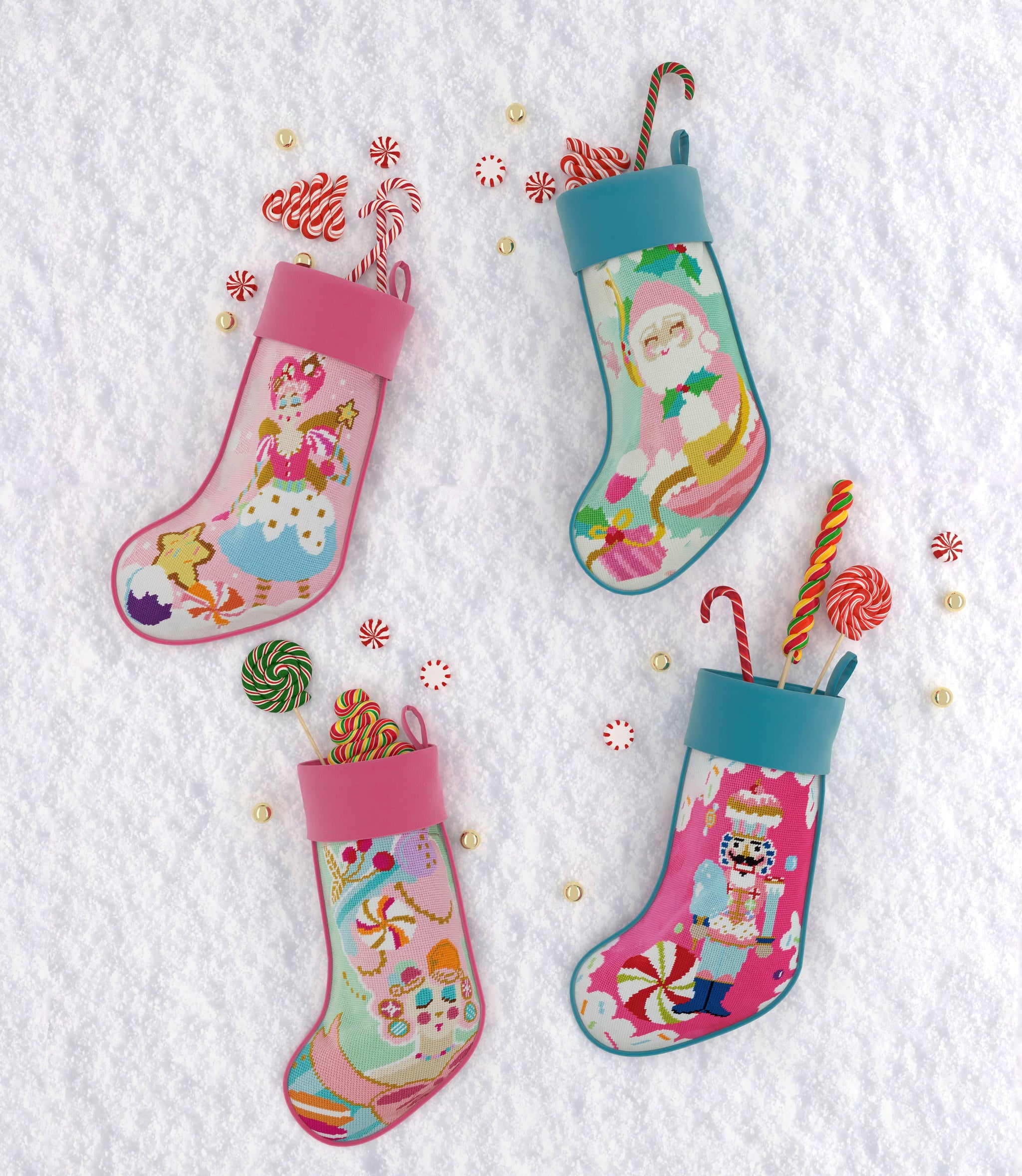 Marie Sweet Embroidered Needlepoint Stocking – Pyar&Co.