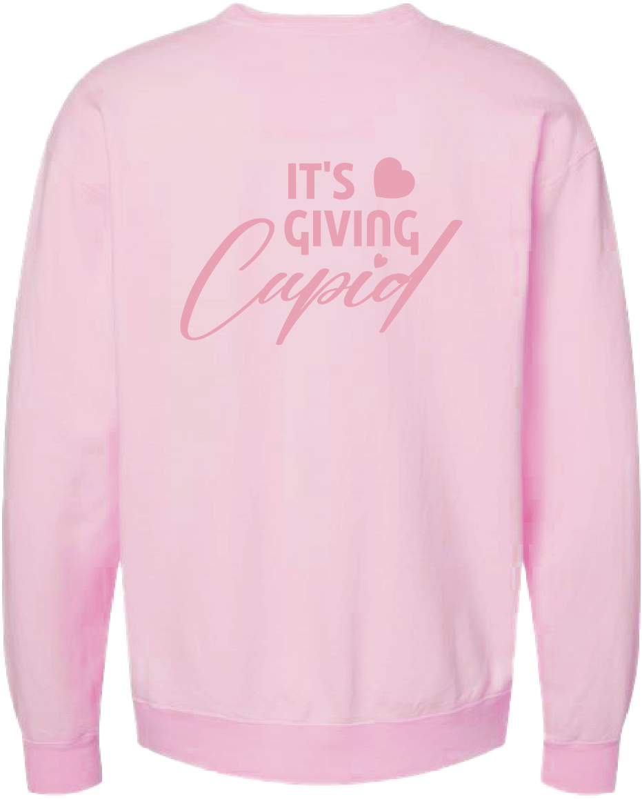 It's Giving Cupid CrewNeck