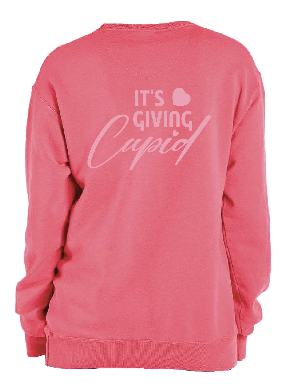 It's Giving Cupid CrewNeck