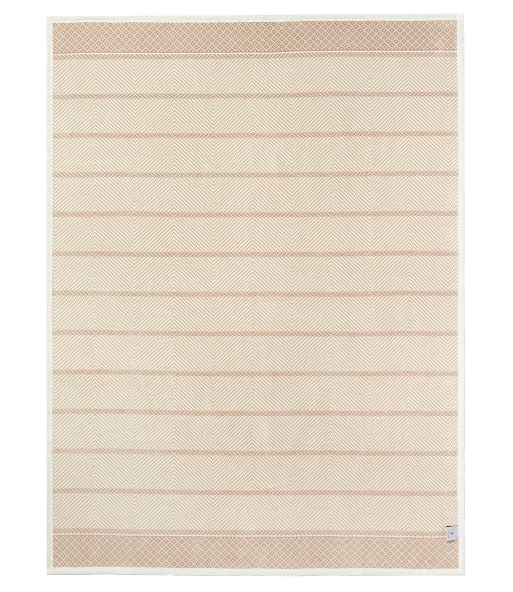 Old Port Herringbone Beige Original Blanket
