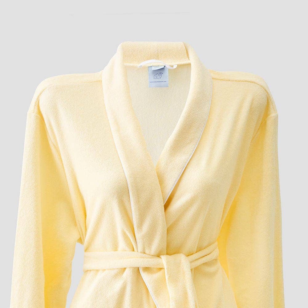 Weezie Women's Short Lightweight Robe: Buttercup