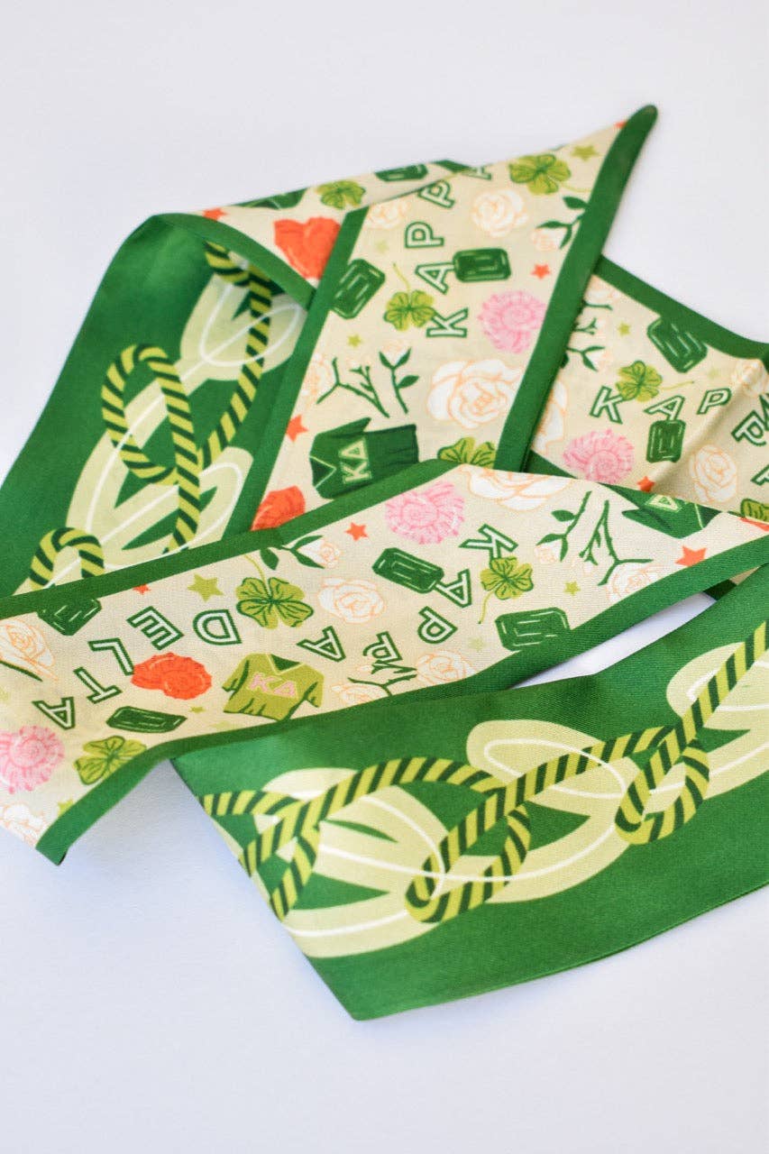Kappa Delta Skinny Scarf