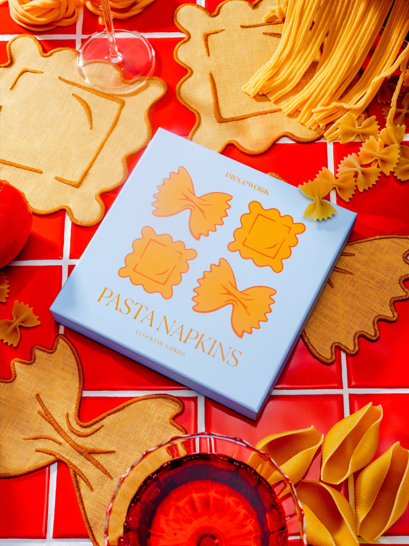 ✨NEW✨ Pasta Cocktail Napkins - Set Of 4